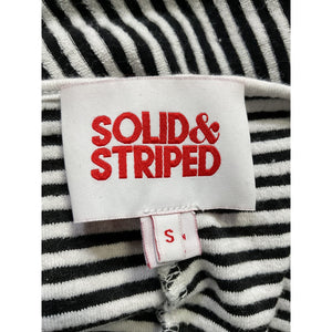 Solid & Striped 'The Poppy' Black Romper Size S