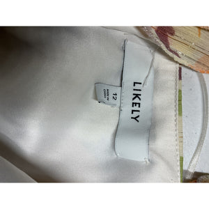 Likely Floral Yellow Multi Pria Maxi Dress Size 12