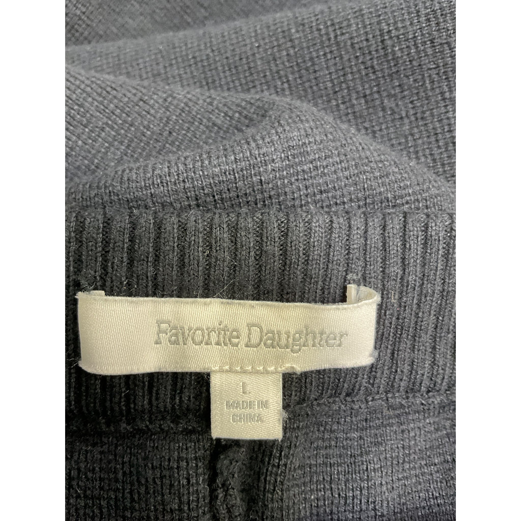 Favorite Daughter 'The Fatigue' Black Cotton Sisters Jogger Size L