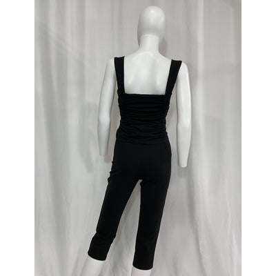 Reformation 'Serafina' Black Knit Two Piece Size S