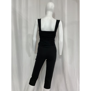 Reformation 'Serafina' Black Knit Two Piece Size S