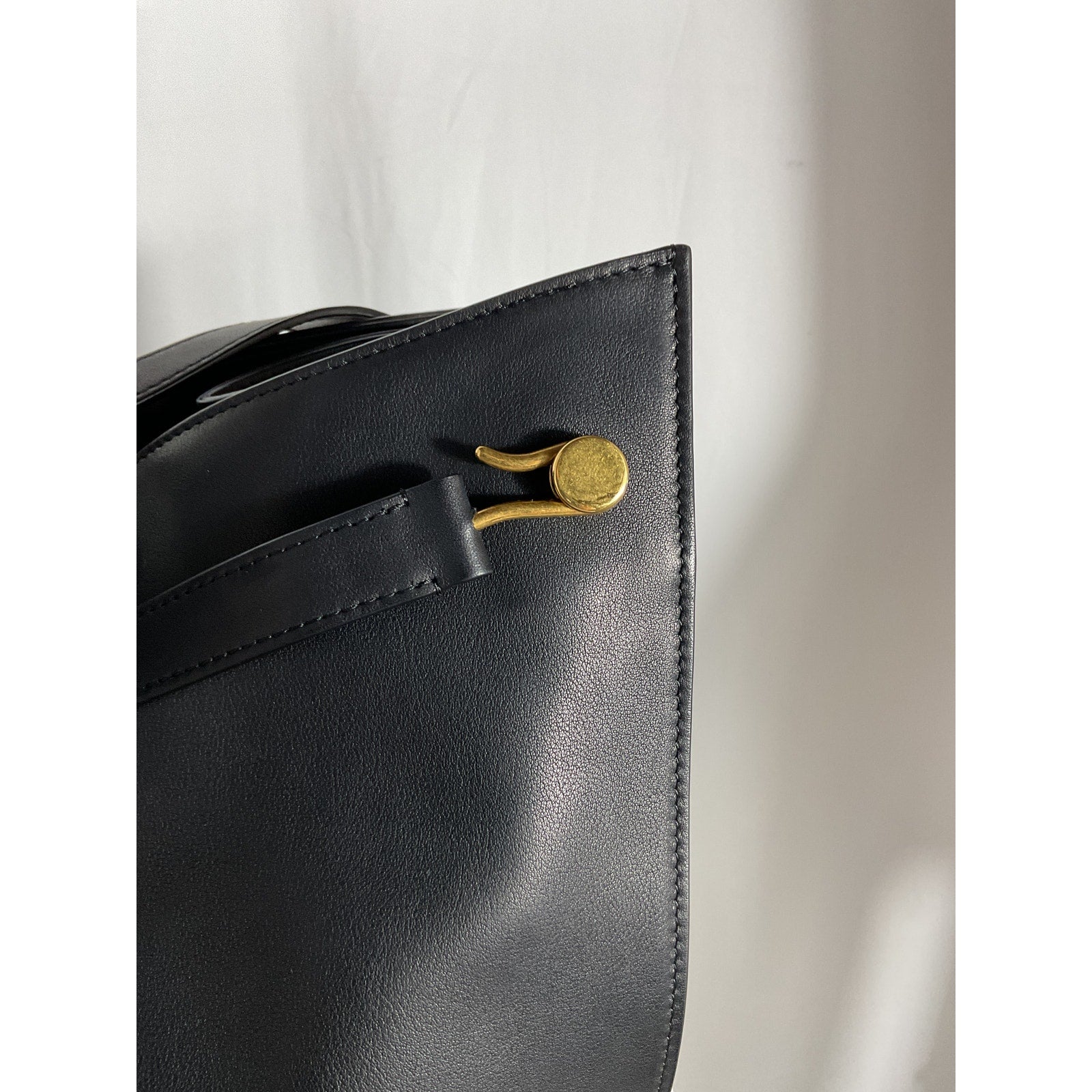 The Row 'Alexia' Black Leather Leather Tote Bag