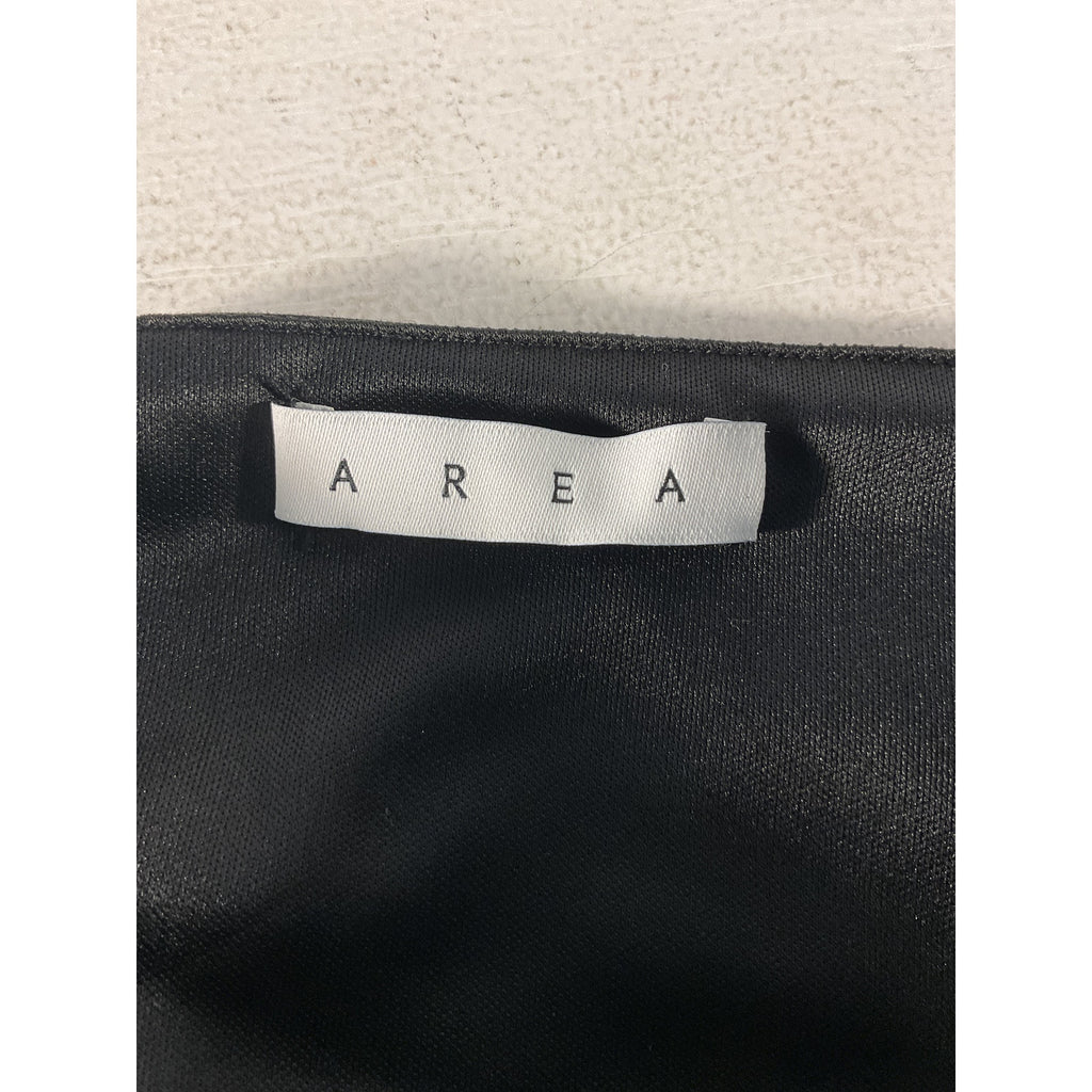 Area Chain Link Black Rayon Halter Top Size XS