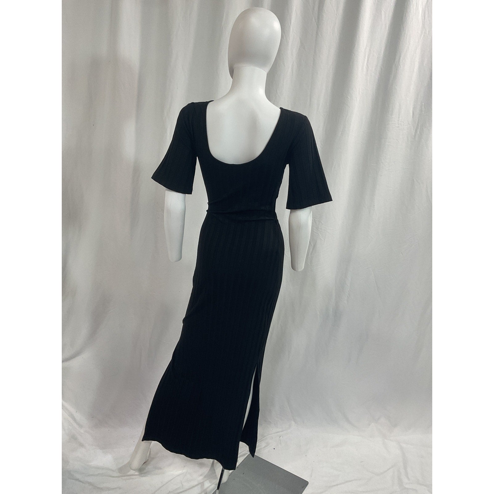 Simkhai 'Philippa' Black Twist Back Dress Size S