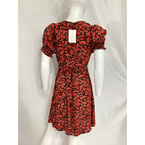 Faithfull The Brand 'Albertina' Red Crepe Mini Dress Size S - NWT