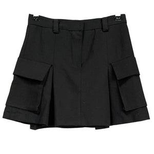 The Frankie Shop Pleated Black Audrey Mini Skirt Size XS
