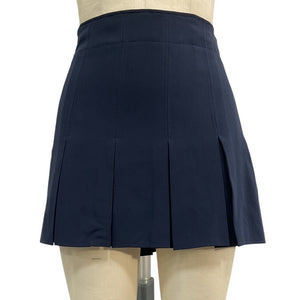 Cinq à Sept Pleated Navy Miranda Skirt Size 8