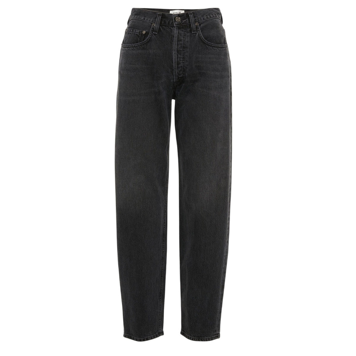 Agolde Relaxed Black Tapered Baggy Denim Jeans Size 26