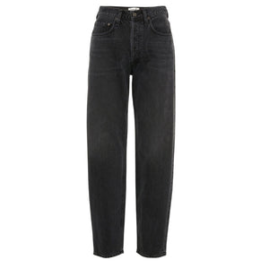 Agolde Relaxed Black Tapered Baggy Denim Jeans Size 26