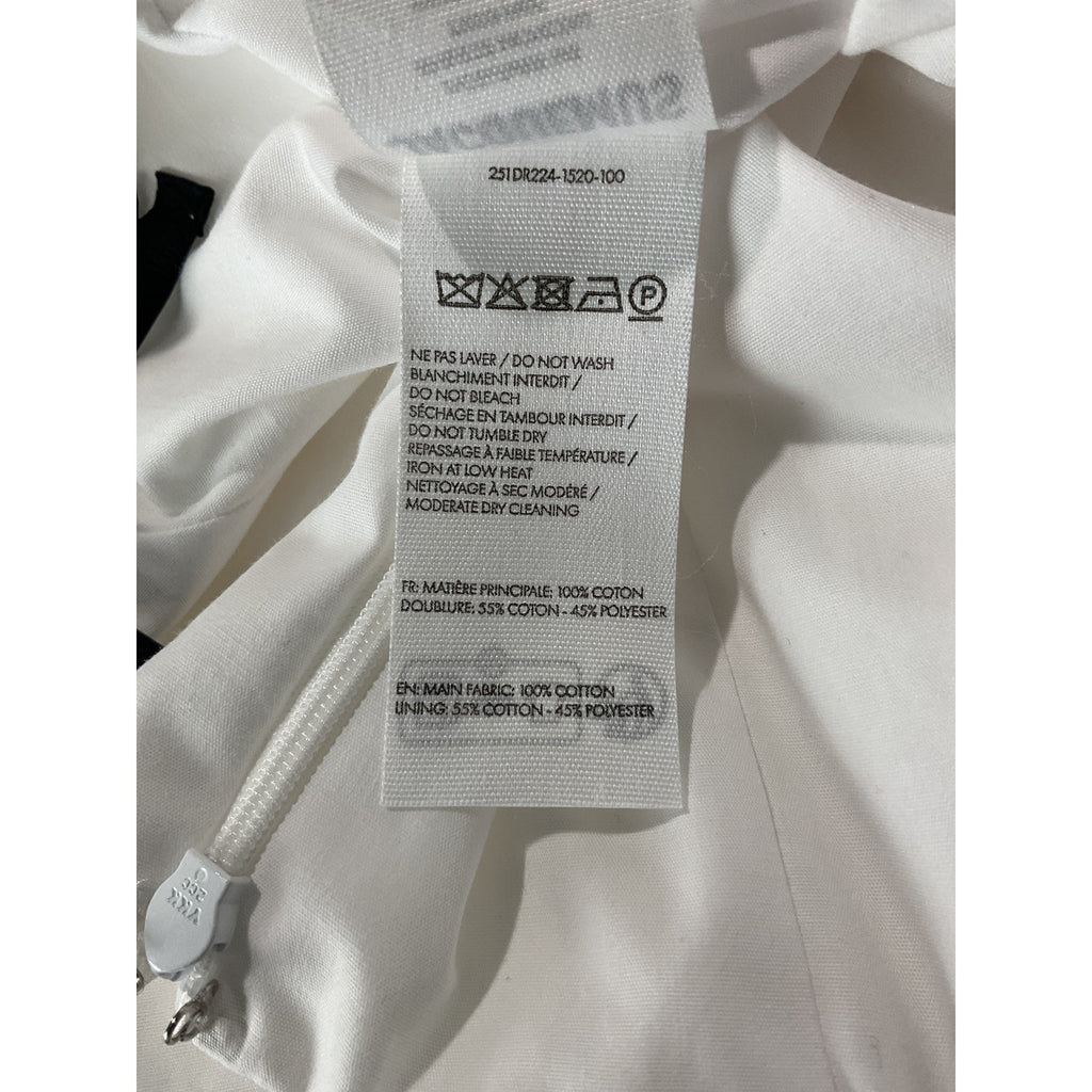 Jacquemus 'Agave' White Cotton Dress Size FR 34/US 2