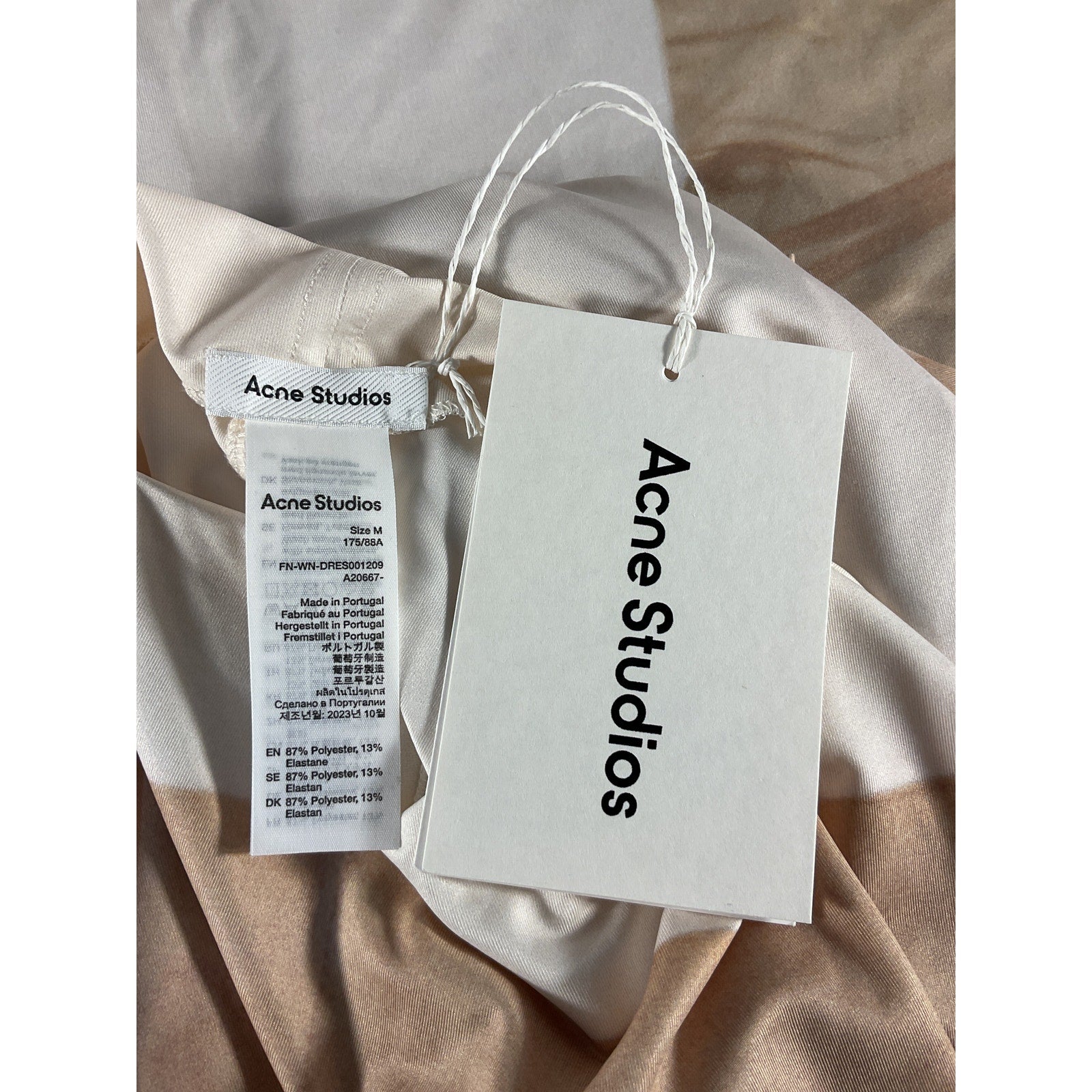 Acne Studios White Sleeveless Maxi Dress Size M - NWT