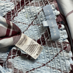 Hill House Home Smocked Light Blue Multi Athena Nap Dress Size XS