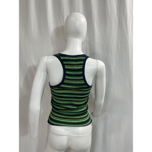 A.L.C. 'Iris' Green Sheer Top Size M