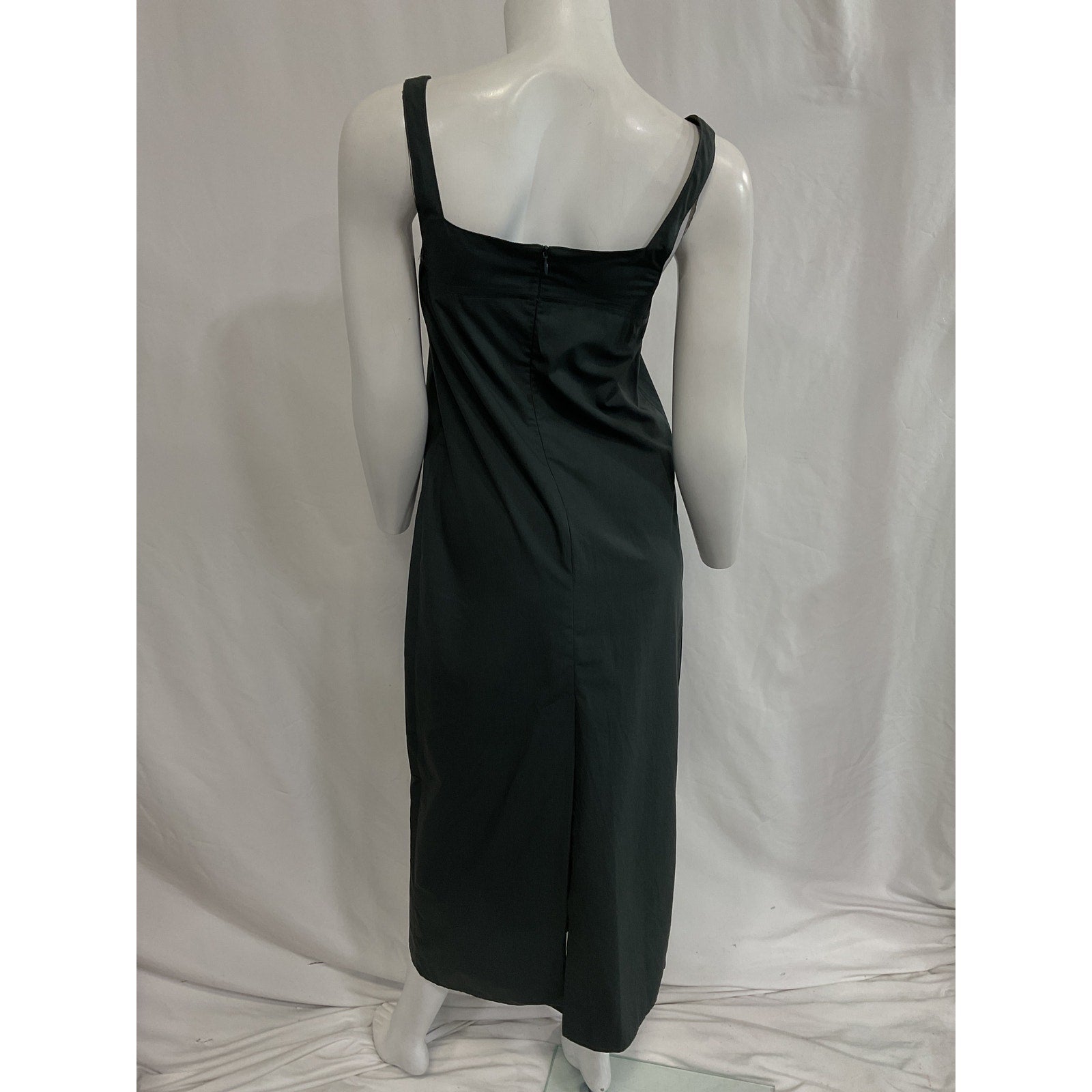 Loulou Studio 'Makeen' Gray Square Neck Midi Dress Size XS