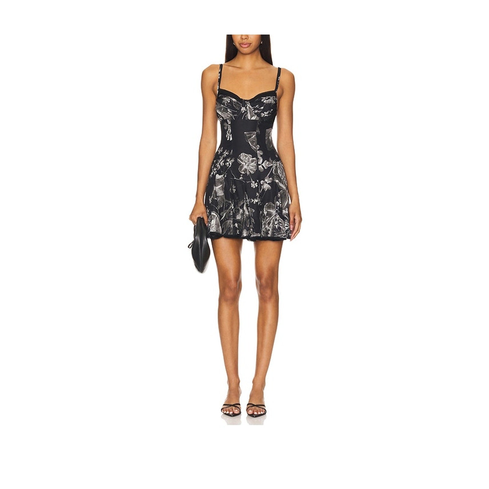 Charo Ruiz 'Ibiza Jaily' Black Crepe Short Dress Size S - NWT