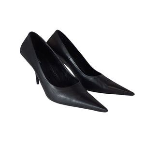 Balenciaga Sleek Black Knife Pumps Size IT 40 / US 10
