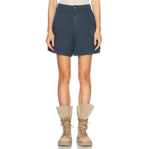 J.W. Anderson Blue Cotton High Waisted Cargo Short Size 4