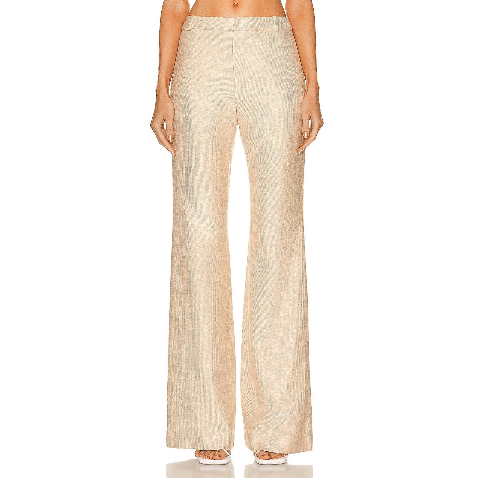 Alexis 'Berkley' Beige Viscose Pant Size S