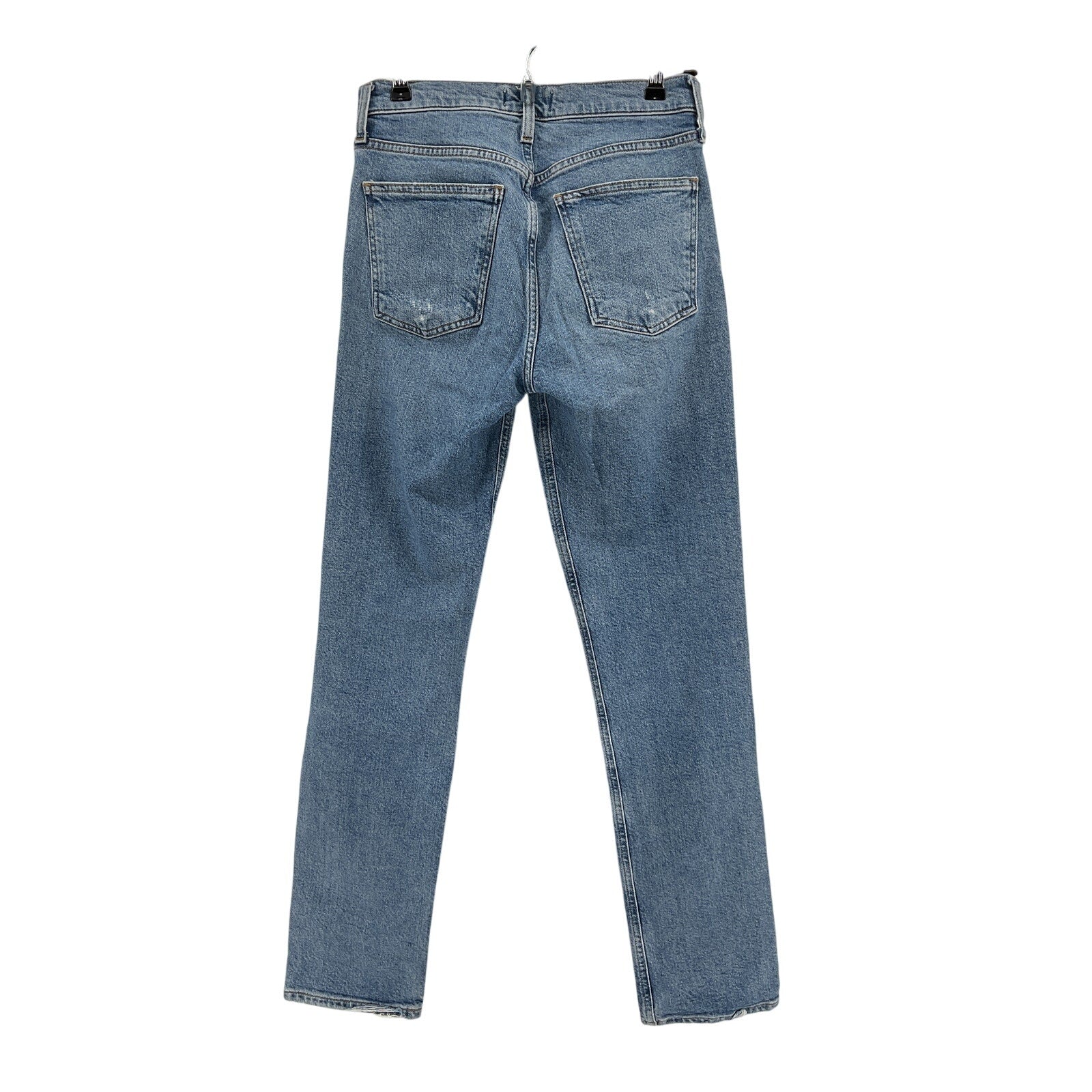 Agolde Lyle Low Rise Blue Cotton Slim Denim Jean Size 24
