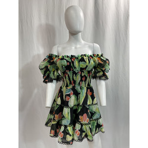 Charo Ruiz Ibiza 'Giulia' Black Mini Dess Size S