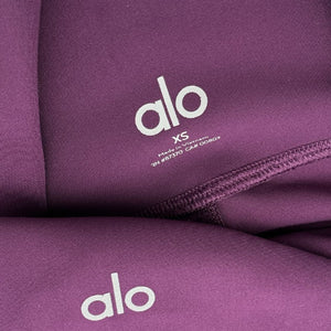 Alo Yoga High Waisted Purple Airlift Leggings Size XS