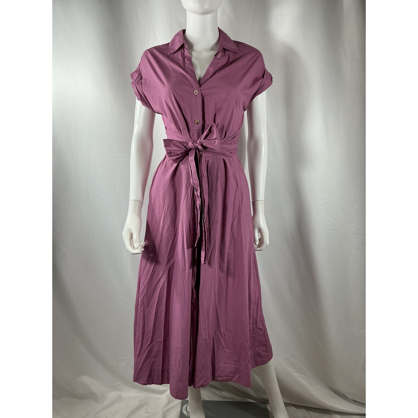 Hatch 'The Silvina' Purple Cotton Dress Size 0