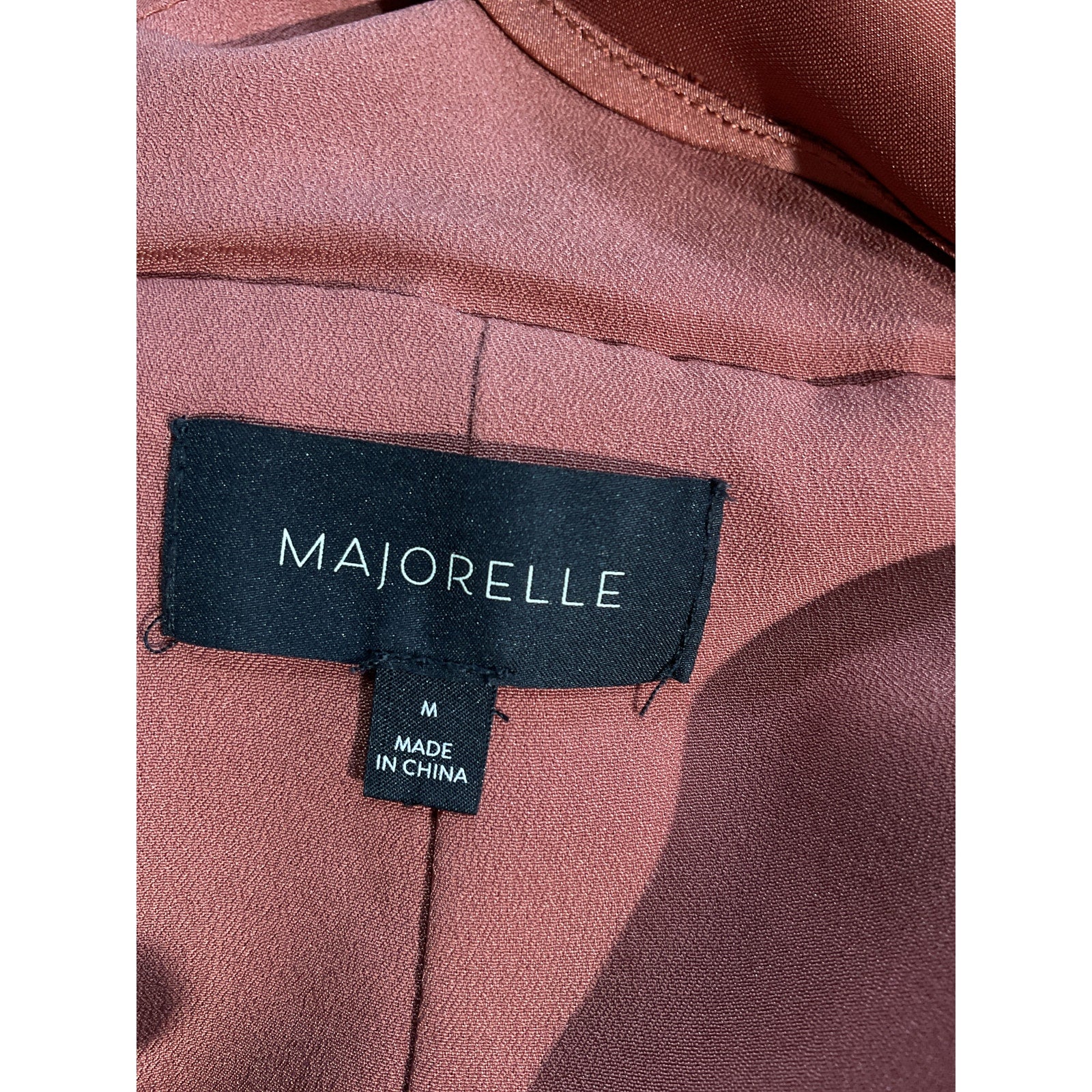 Majorelle 'Nelly' Brown Mini Dress Size M