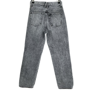 Slvrlake High Rise Gray London Crop Denim Jeans Size 26