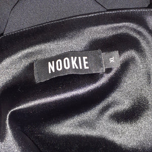 Nookie Asymmetric Black Renaissance Maxi Dress Size XL