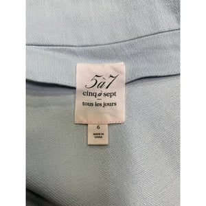 Cinq à Sept Belted Baby Blue Milly Dress Size 6