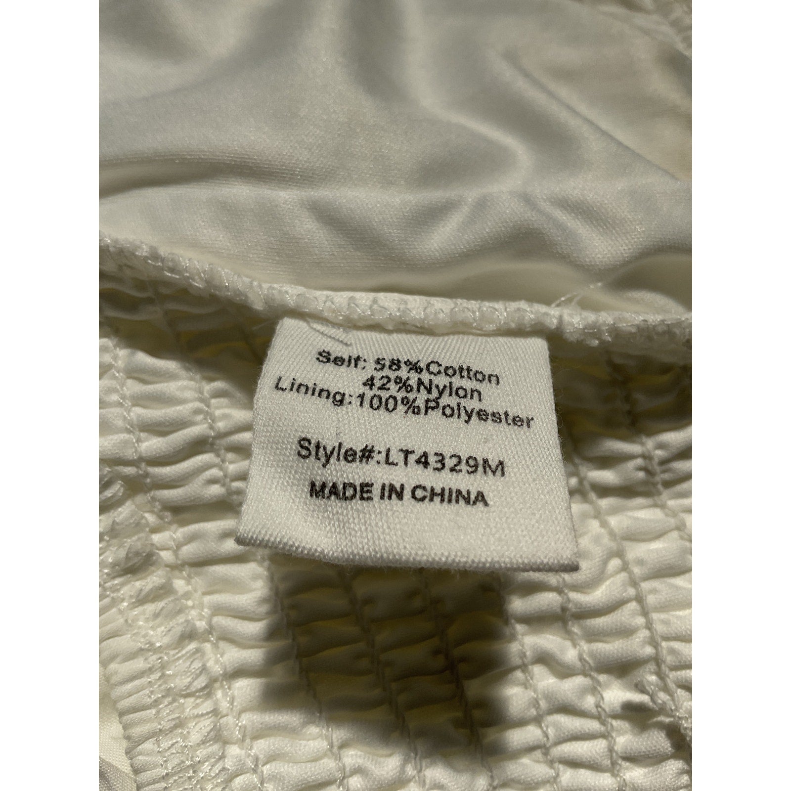 Line & Dot 'Hailey' White Poplin Top Size S - NWT