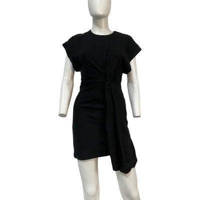 Iro Sleek Black Pena Dress Size 32