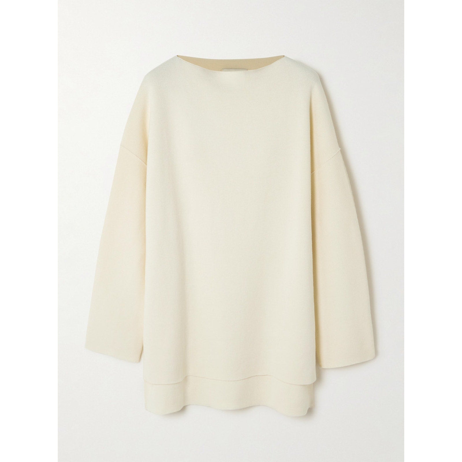 Lauren Manoogian White Cotton Oversized Pima Cotton Sweater Size 1 - NWT