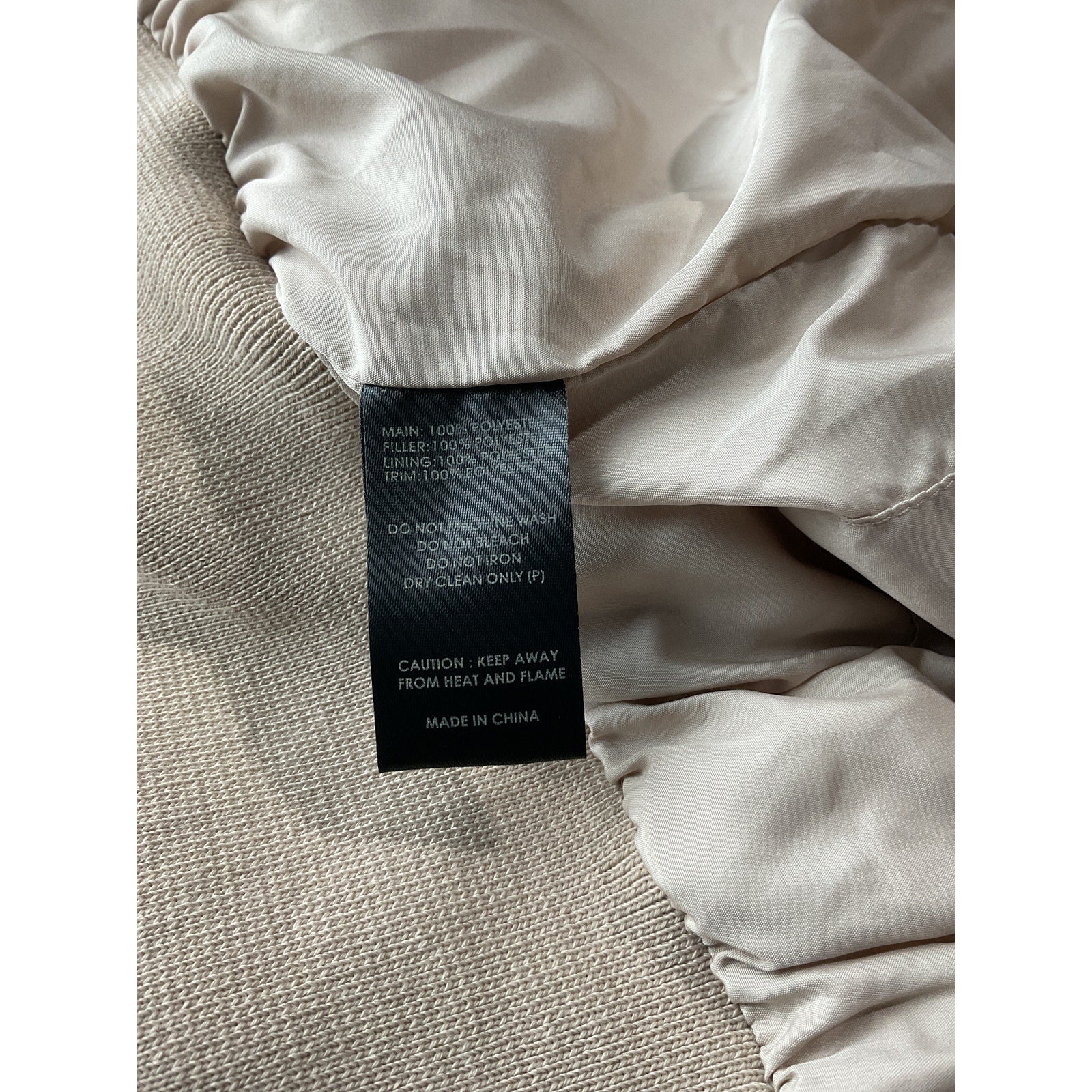 Unreal Fur New Amsterdam Tan Polyester Jacket Size XS