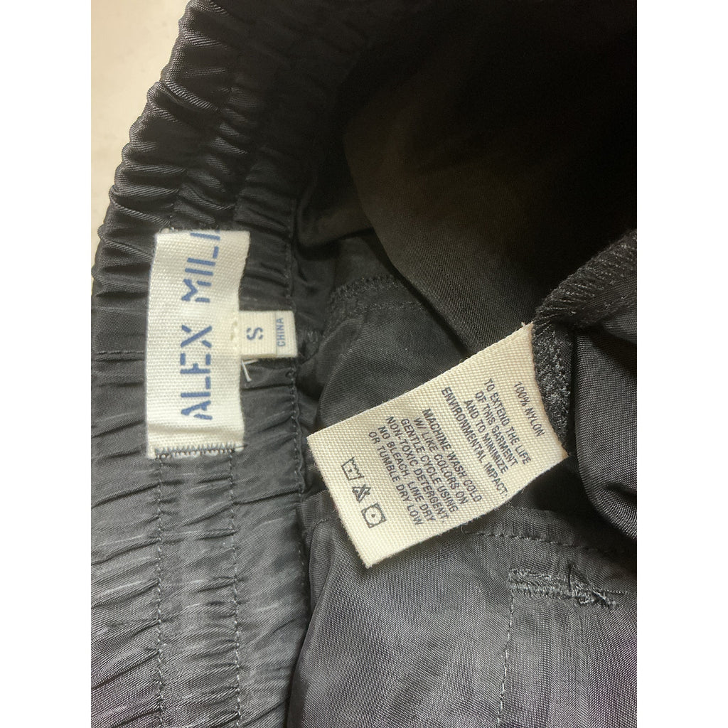 Alex Mill 'Irving' Black Nylon Shorts Size S