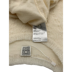 Toteme Lace-Knit Cream Mohair Mohair-Blend Sweater Size S