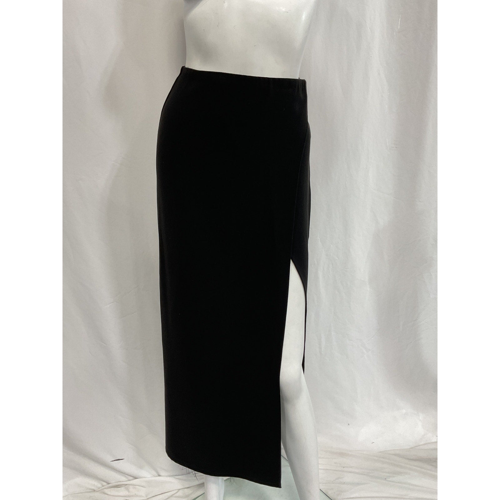 Ronny Kobo 'Zaya' Black Crepe Skirt Size XS