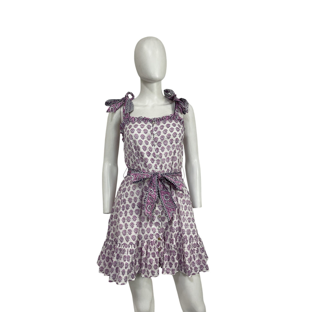 Cleobella 'Tillie' Pink Cotton Mini Dress Size XS