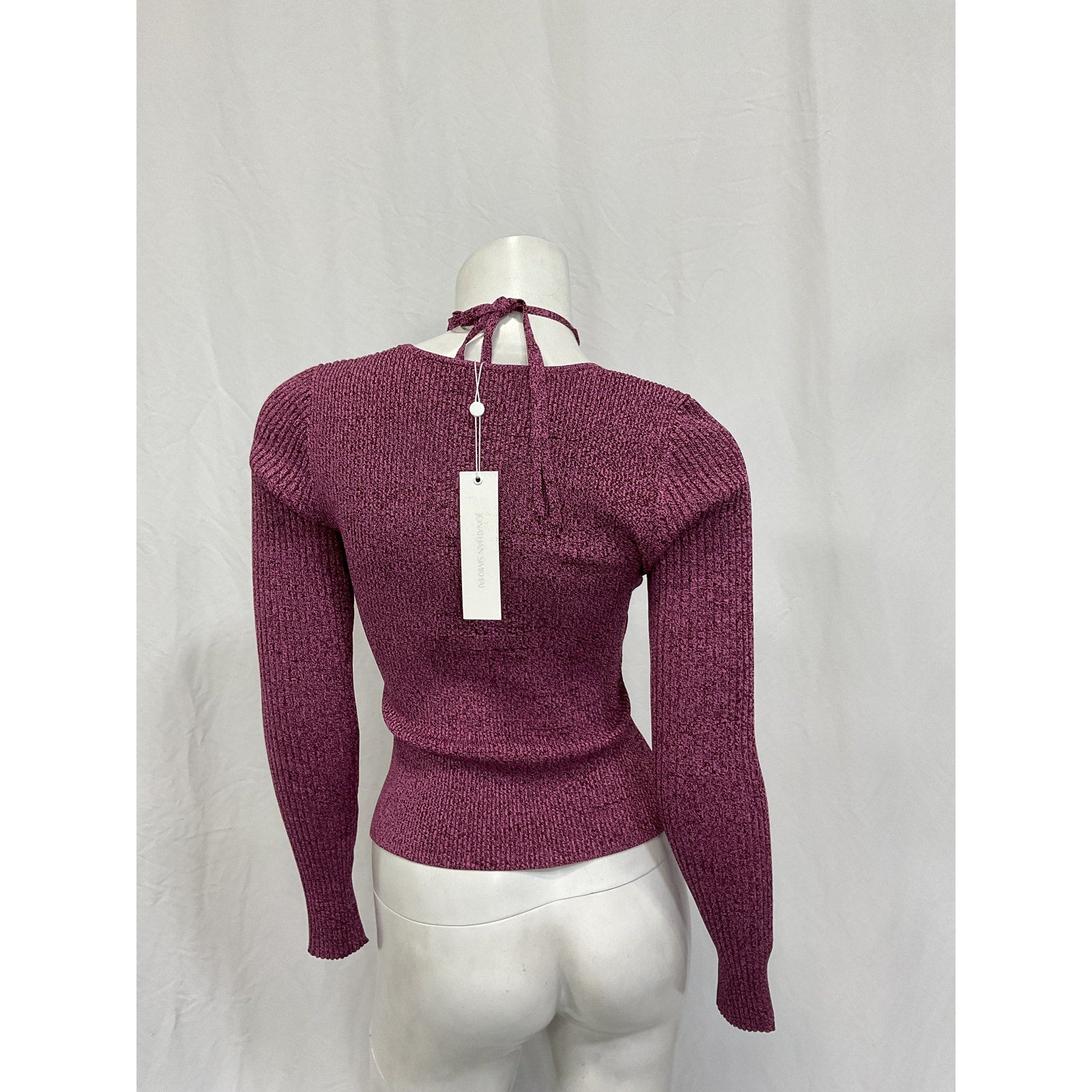 Simkhai Alexia 'Marled' Pink Rayon Halter Tie Top Size M - NWT