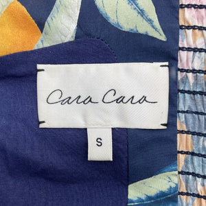 Cara Cara Printed Navy Square Neck Jumpsuit Size S
