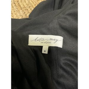 Katie May 'Bananas' Black One Shoulder Dress Size M
