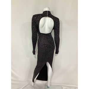 Michael Costello 'Winnie' Black Gown Size XXS