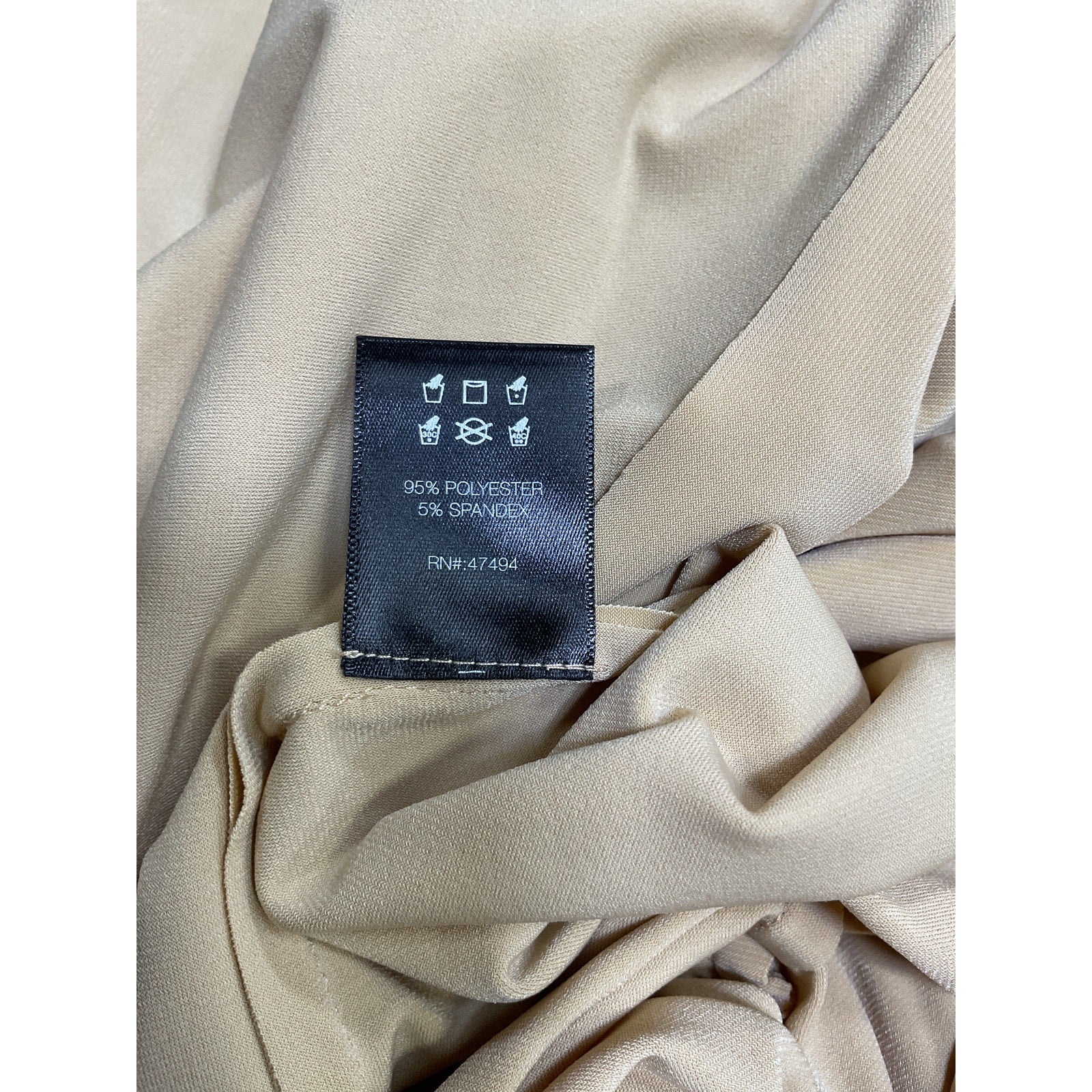 Norma Kamali Boyfriend Tan Polyester Nk Shirt Size M - NWT