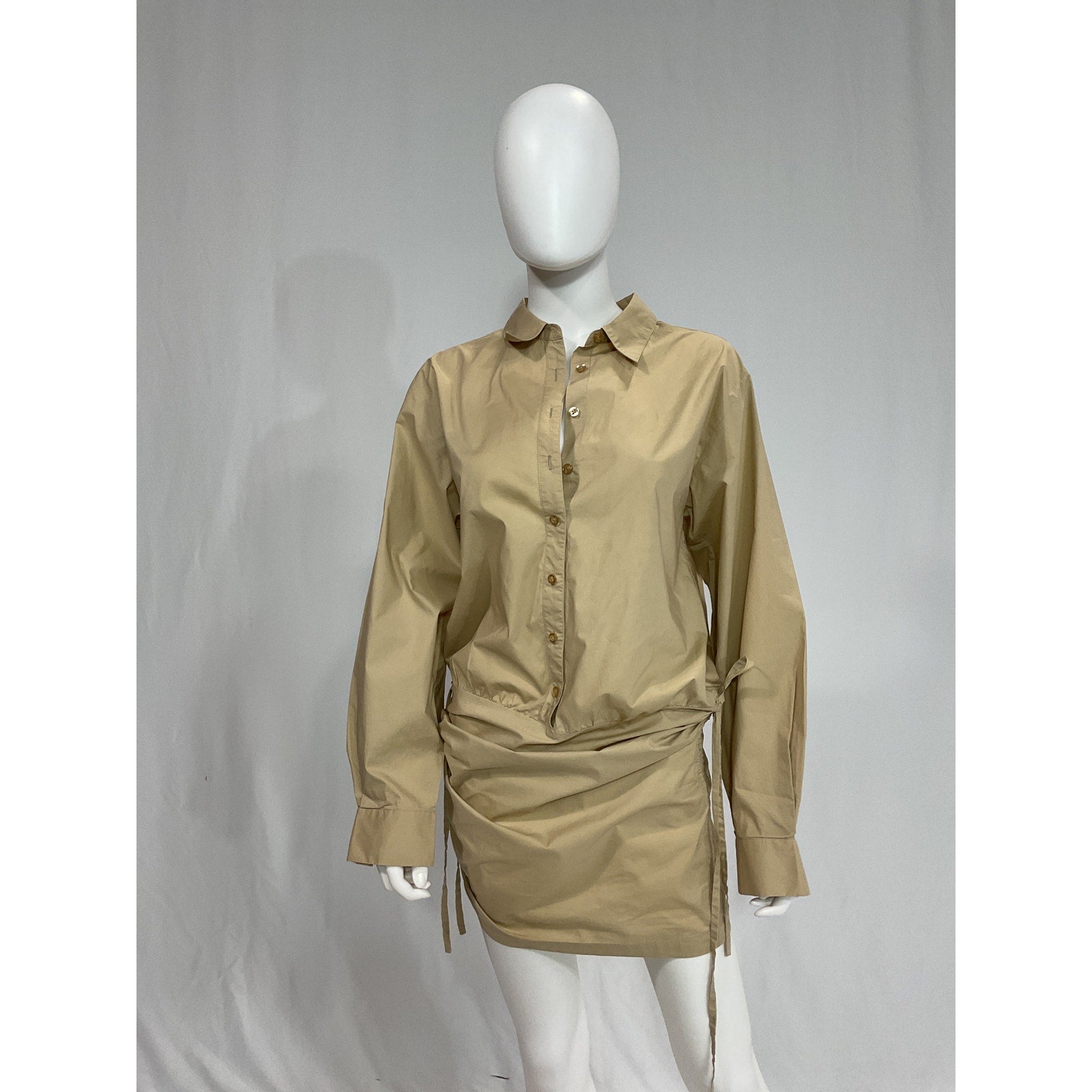 L'Academie 'The Keem' Tan Mini Dress Size S