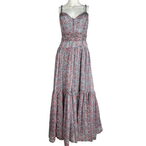 Astr The Label Floral Multicolor Eartha Maxi Dress Size XS