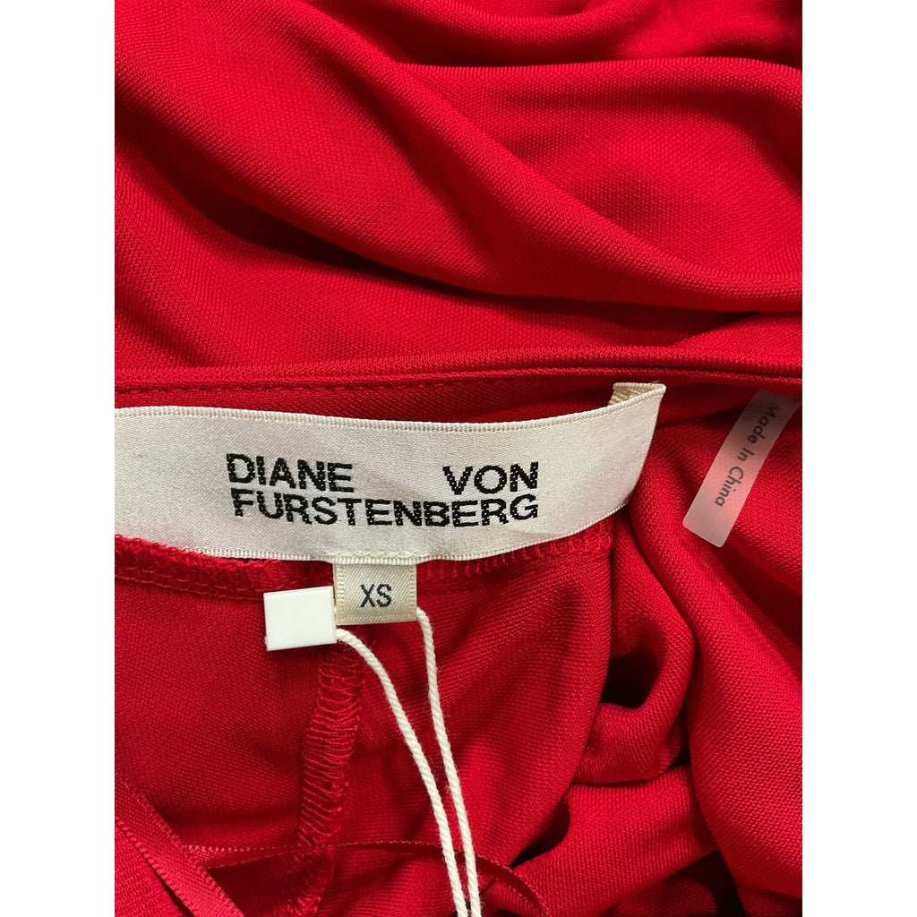 Diane Von Furstenberg 'Hades' Red Dress Size XS - NWT