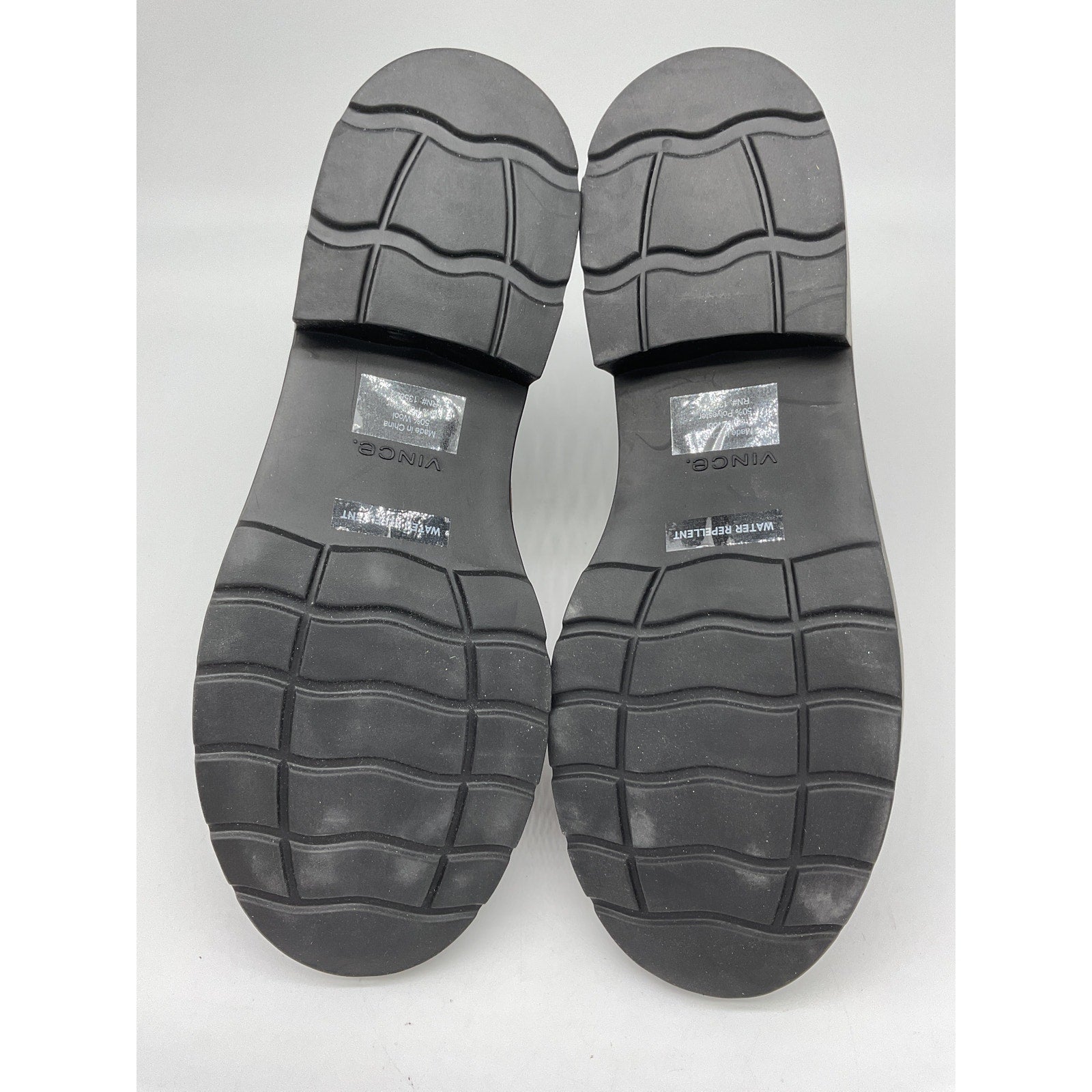 Vince Brown Rubber Pinecrest Boots Size 11