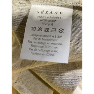 Sézane Blue Tote Bag