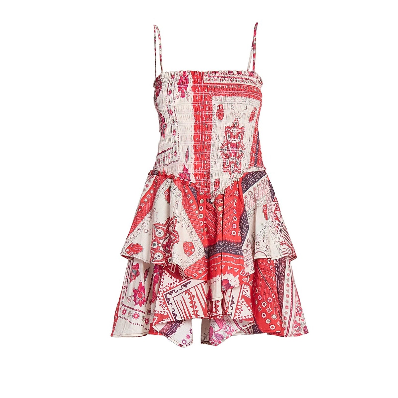 Isabel Marant �toile 'Anka' Red Cotton Mini Dress Size 34