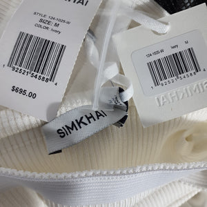 Simkhai Elegant Ivory Kory Size M Dress NWT